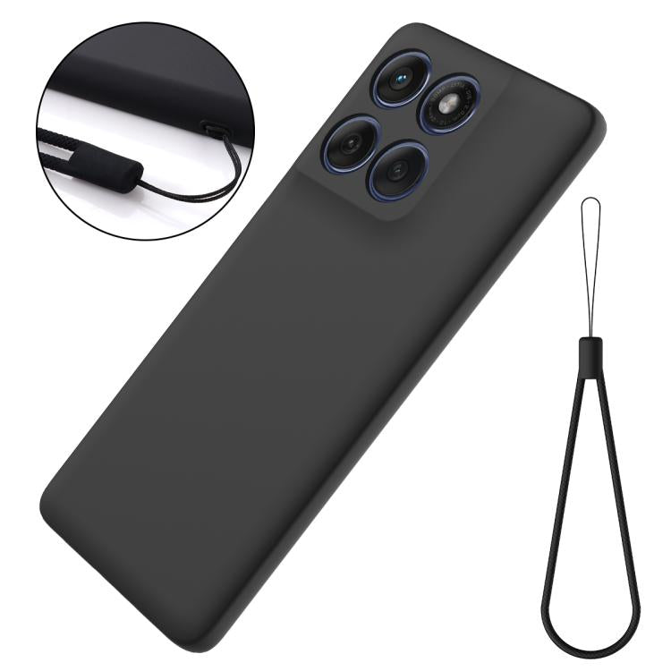 For Motorola Edge 5G 2026 Solid Color Liquid Silicone Dropproof Full Coverage Phone Case