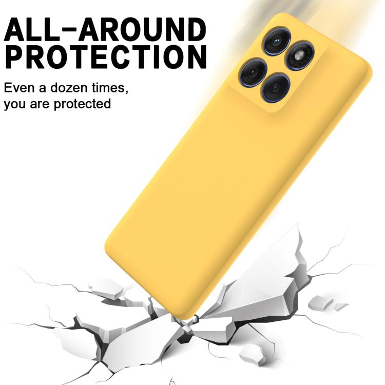 For Motorola Edge 5G 2026 Solid Color Liquid Silicone Dropproof Full Coverage Phone Case