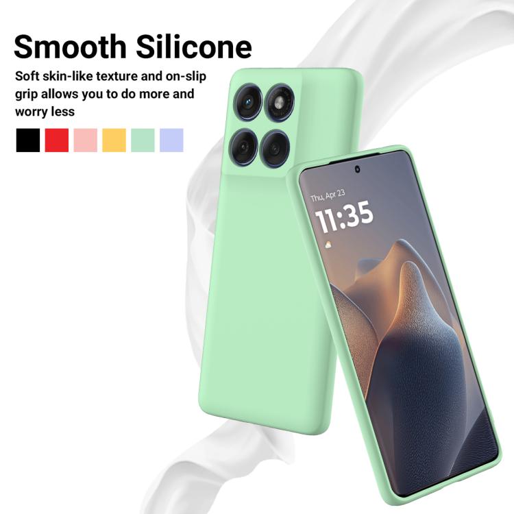 For Motorola Edge 5G 2026 Solid Color Liquid Silicone Dropproof Full Coverage Phone Case
