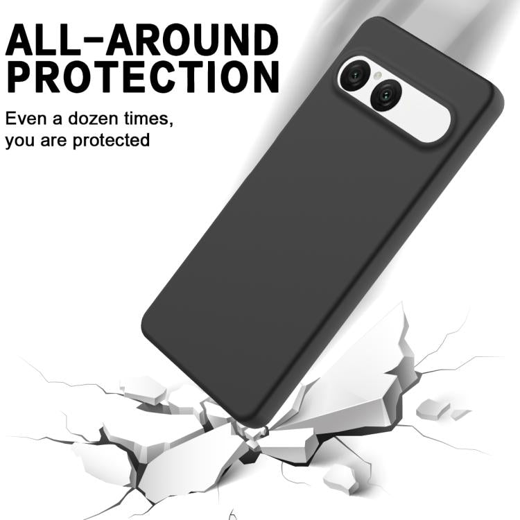 For Sony Xperia 10 VII Solid Color Liquid Silicone Dropproof Full Coverage Phone Case