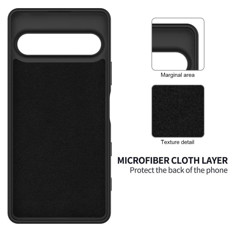 For Sony Xperia 10 VII Solid Color Liquid Silicone Dropproof Full Coverage Phone Case