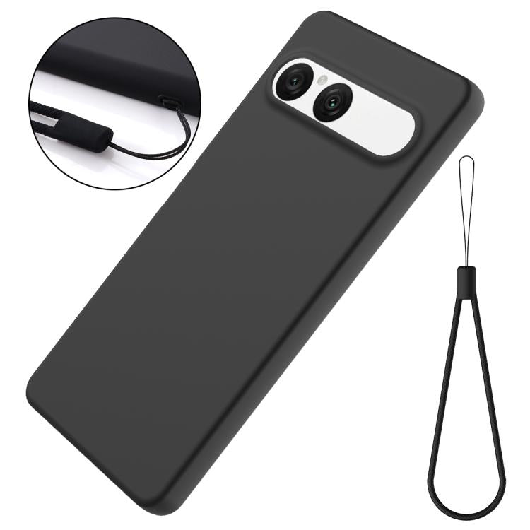 For Sony Xperia 10 VII Solid Color Liquid Silicone Dropproof Full Coverage Phone Case