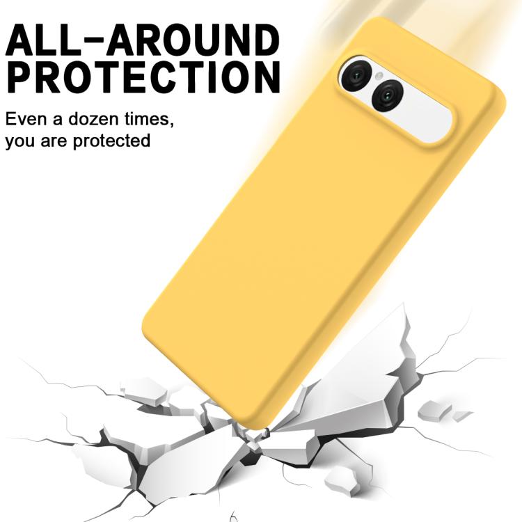 For Sony Xperia 10 VII Solid Color Liquid Silicone Dropproof Full Coverage Phone Case