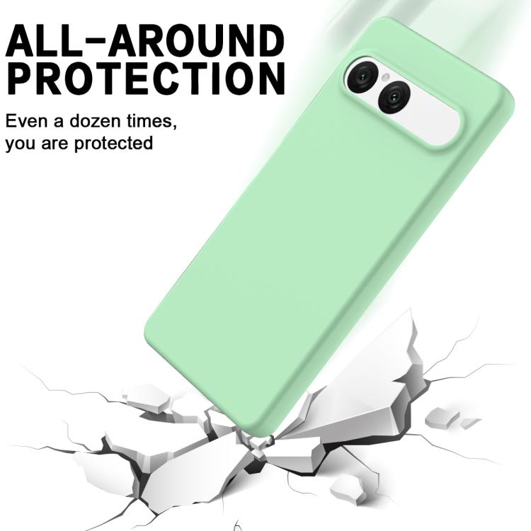 For Sony Xperia 10 VII Solid Color Liquid Silicone Dropproof Full Coverage Phone Case