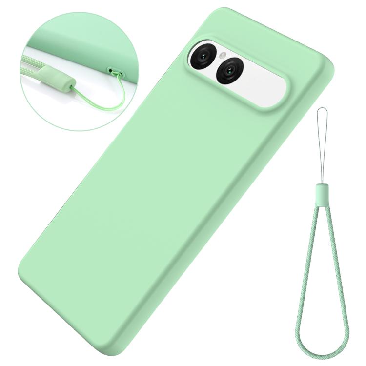 For Sony Xperia 10 VII Solid Color Liquid Silicone Dropproof Full Coverage Phone Case
