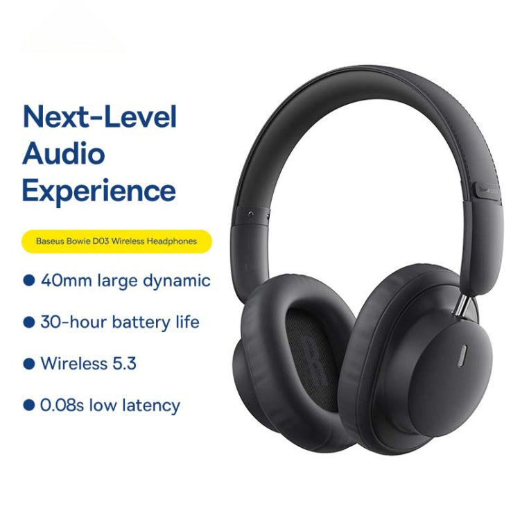Baseus Bowie Series D03 Over-Ear Bluetooth Earphone
