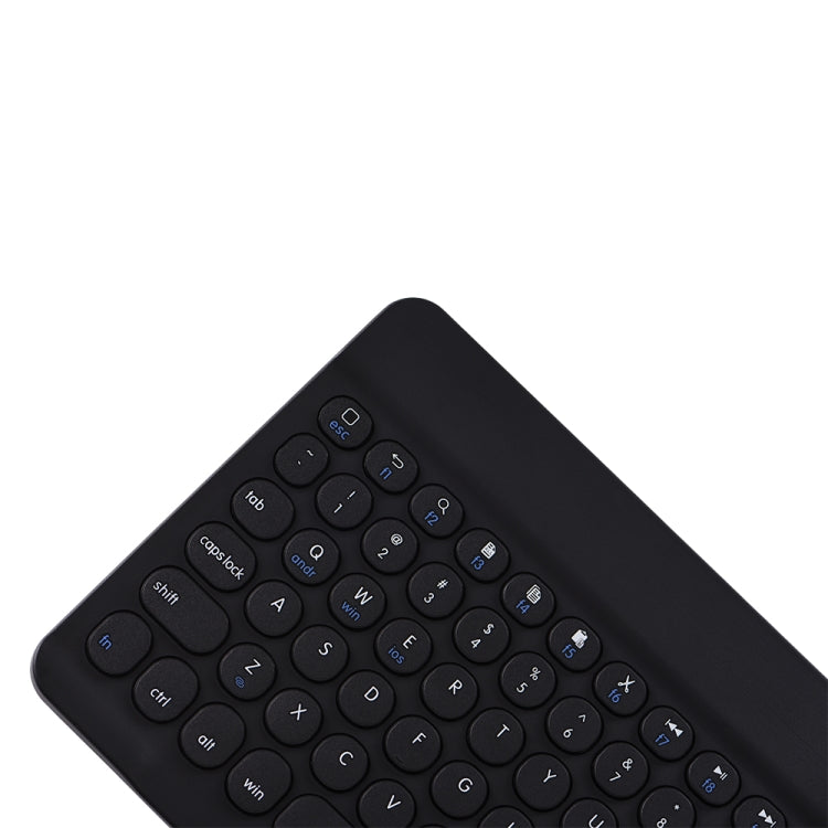 YM97 For iPad Pro 9.7 2018 & 2017 / Air 2 / Air Detachable Round Key Bluetooth Keyboard Tablet Case with Pen Slot