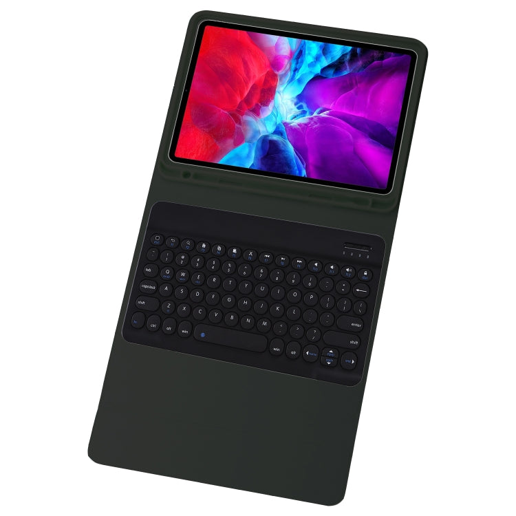 YM11 For iPad Pro 11 inch (2020 / 2018) Detachable Round Key Bluetooth Keyboard Tablet Case with Pen Slot
