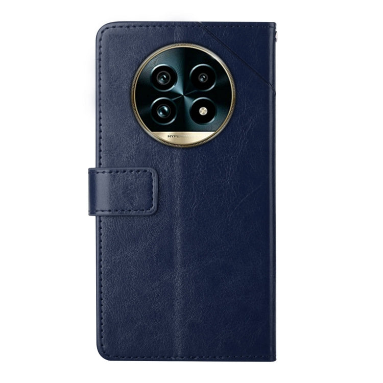 For Realme 13 Pro 5G / 13 Pro+ 5G HT01 Y-shaped Pattern Flip Leather Phone Case