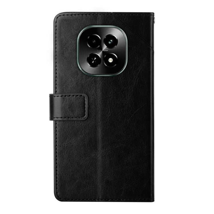 For Realme C63 5G HT01 Y-shaped Pattern Flip Leather Phone Case