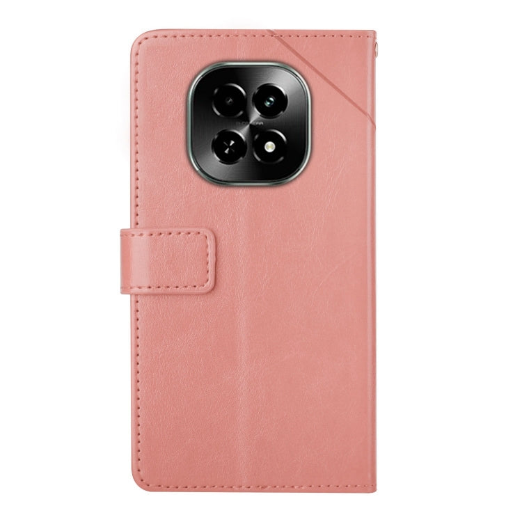 For Realme C63 5G HT01 Y-shaped Pattern Flip Leather Phone Case