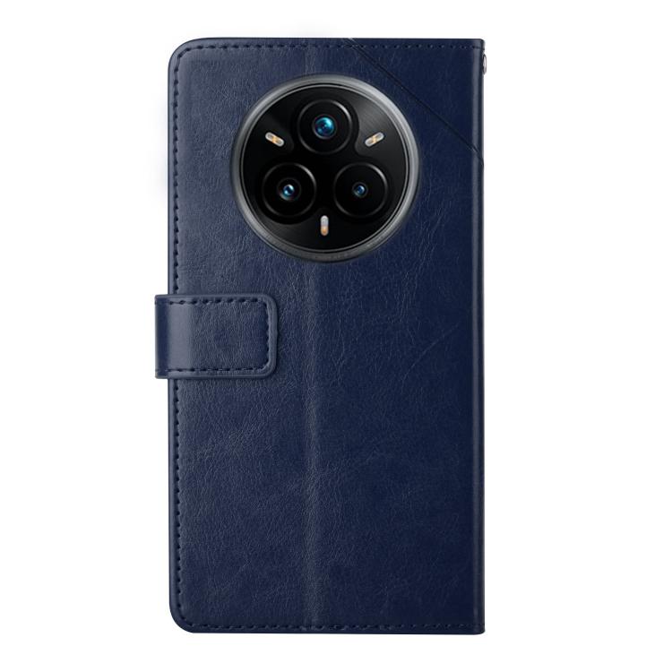 For Realme 14 Pro+ 5G HT01 Y-shaped Pattern Flip Leather Phone Case