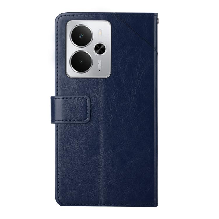 For Realme 14 5G Global / P3 5G Global HT01 Y-shaped Pattern Flip Leather Phone Case