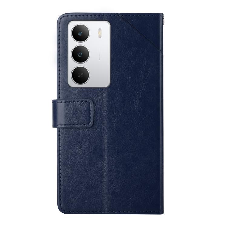 For Realme C71 4G HT01 Y-shaped Pattern Flip Leather Phone Case