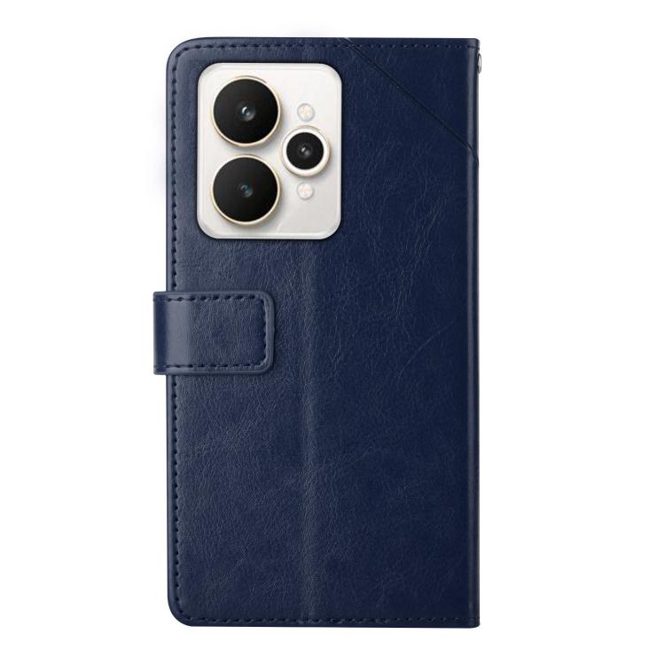 For Realme 15 5G Global / 15 Pro 5G Global HT01 Y-shaped Pattern Flip Leather Phone Case