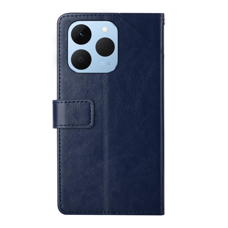 For Realme 15T 5G HT01 Y-shaped Pattern Flip Leather Phone Case