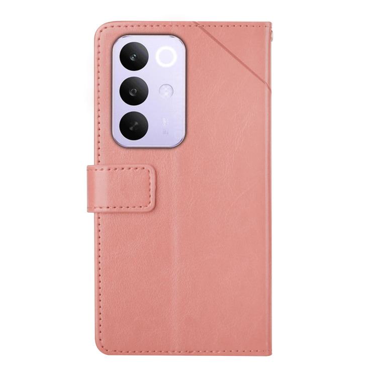 For Realme C85 5G HT01 Y-shaped Pattern Flip Leather Phone Case