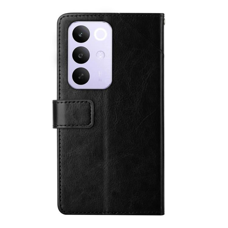 For Realme C85 Pro 4G HT01 Y-shaped Pattern Flip Leather Phone Case