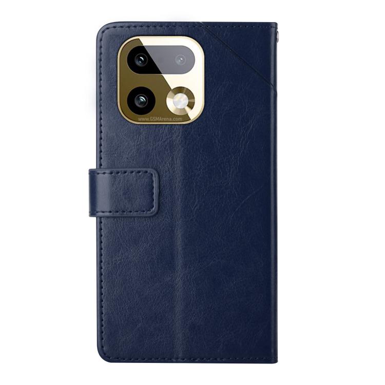 For Realme 16 Pro+ 5G HT01 Y-shaped Pattern Flip Leather Phone Case