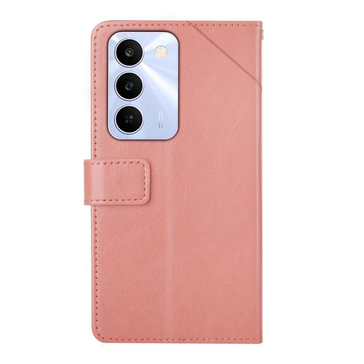 For Realme C83 5G HT01 Y-shaped Pattern Flip Leather Phone Case