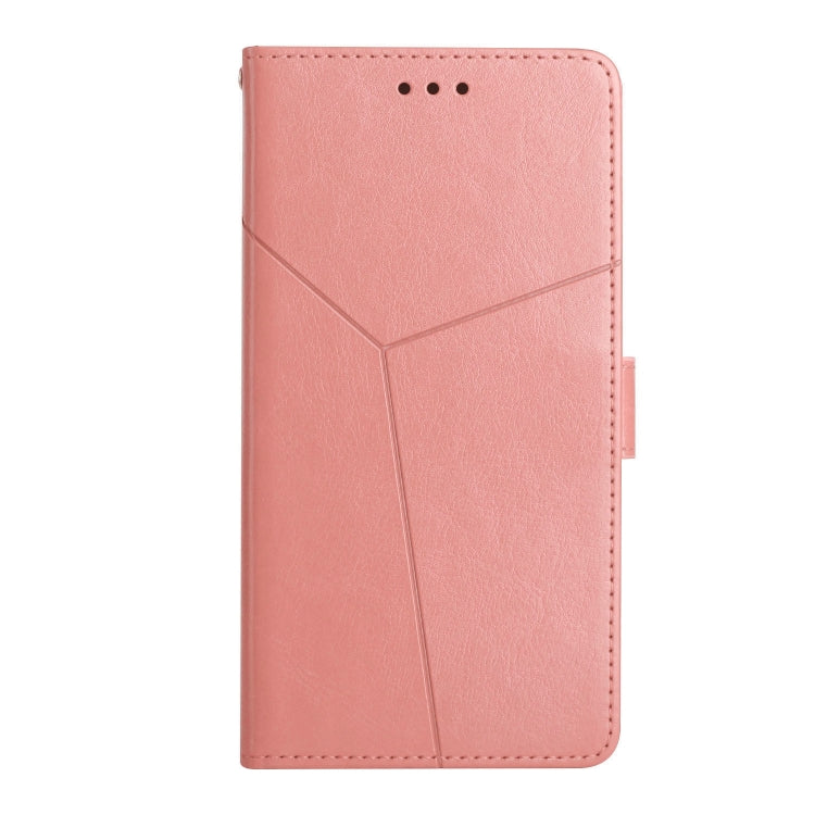 For vivo Y78+ HT01 Y-shaped Pattern Flip Leather Phone Case
