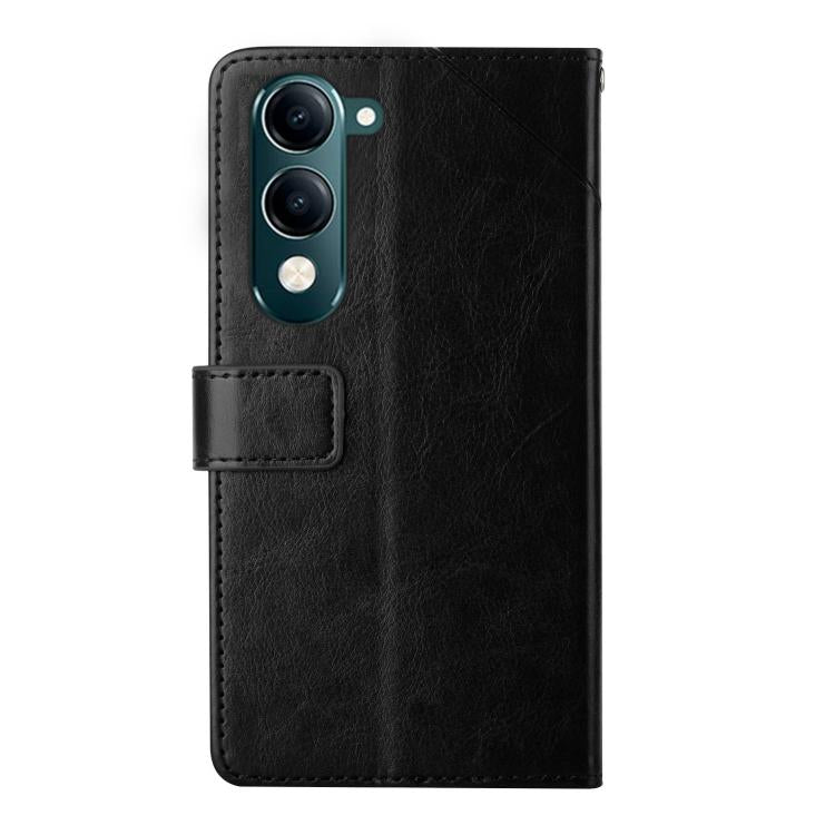 For vivo Y04 4G / Y29s 5G HT01 Y-shaped Pattern Flip Leather Phone Case