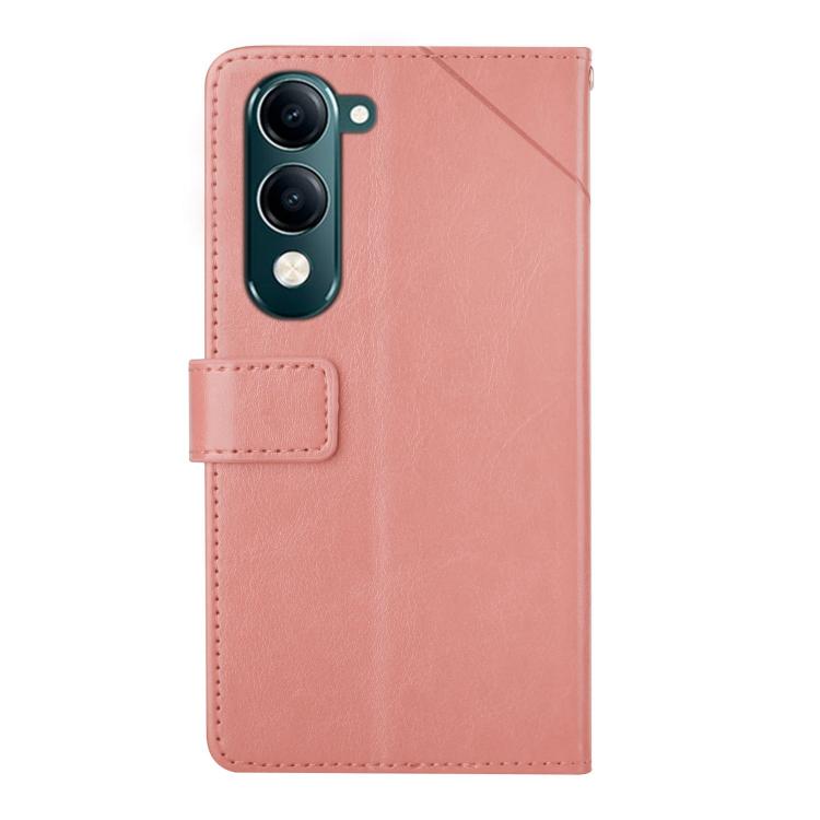 For vivo Y04 4G / Y29s 5G HT01 Y-shaped Pattern Flip Leather Phone Case