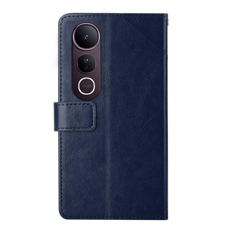 For vivo V50 Lite 5G HT01 Y-shaped Pattern Flip Leather Phone Case