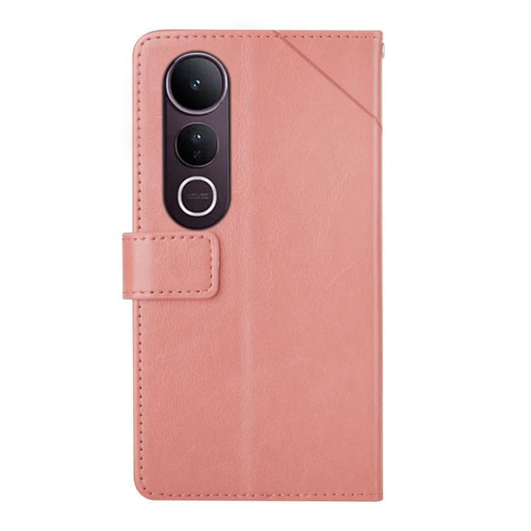 For vivo V50 Lite 5G HT01 Y-shaped Pattern Flip Leather Phone Case