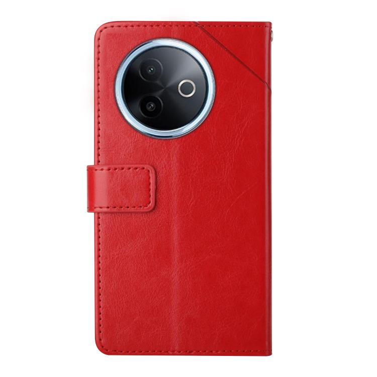 For vivo Y39 5G Global HT01 Y-shaped Pattern Flip Leather Phone Case