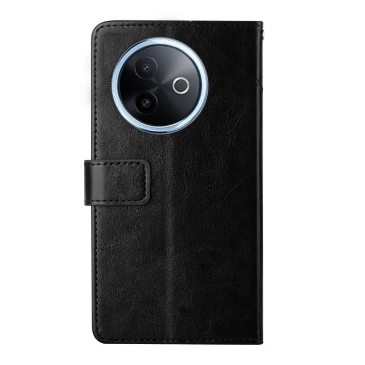 For vivo Y39 5G Global HT01 Y-shaped Pattern Flip Leather Phone Case