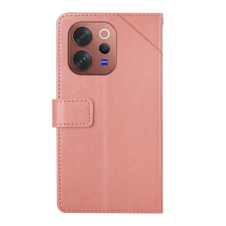 For vivo V70 5G Global / V70 Elite 5G HT01 Y-shaped Pattern Flip Leather Phone Case