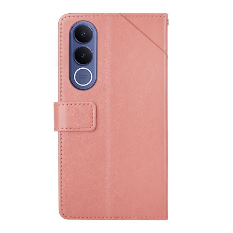 For vivo V70 FE 5G HT01 Y-shaped Pattern Flip Leather Phone Case