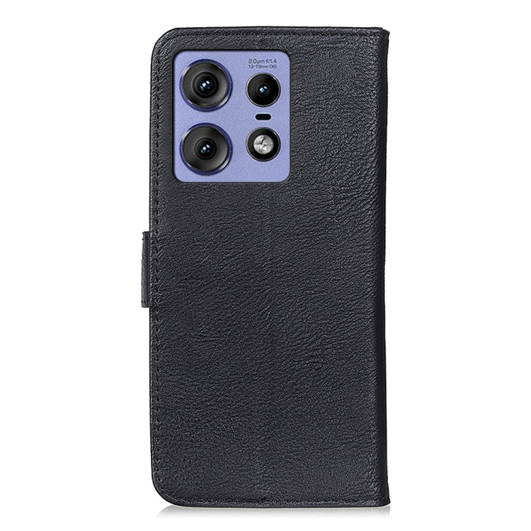 For Motorola Edge 50 Pro KHAZNEH Cowhide Texture Flip Leather Phone Case