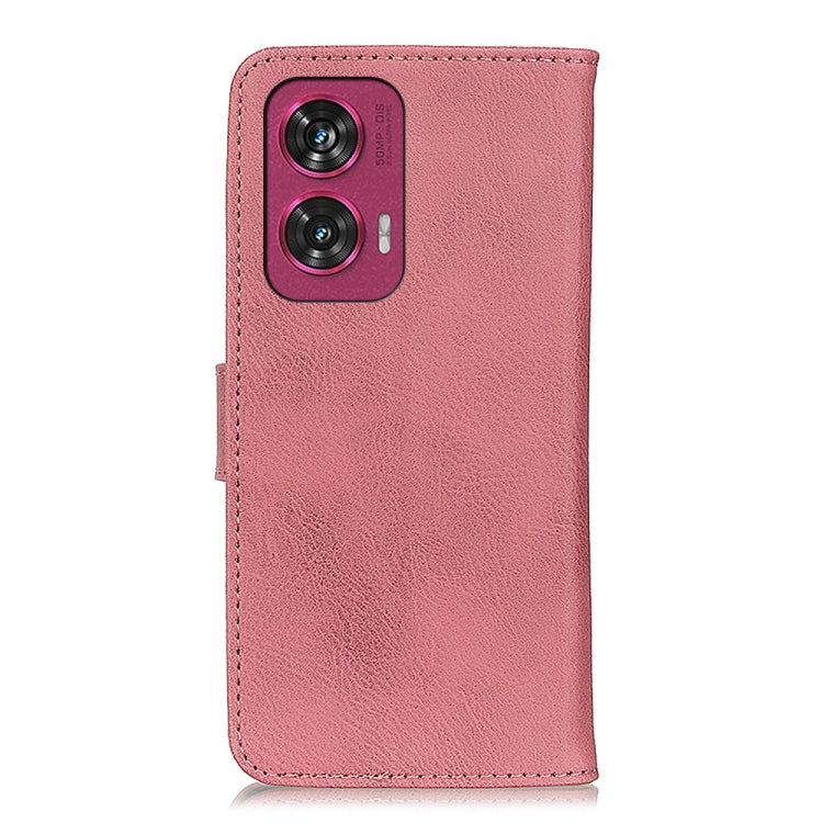 For Motorola Edge 50 Fusion KHAZNEH Cowhide Texture Flip Leather Phone Case