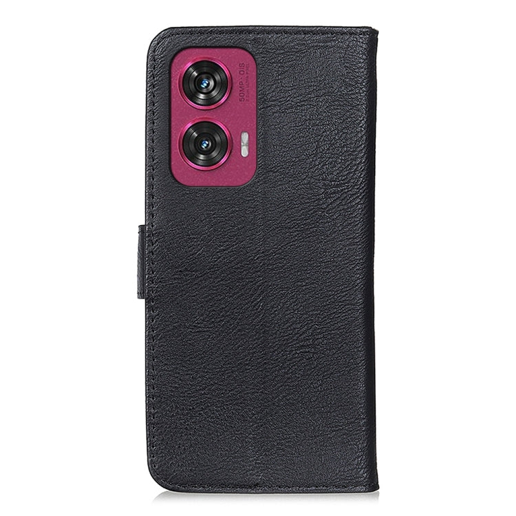 For Motorola Edge 50 Fusion KHAZNEH Cowhide Texture Flip Leather Phone Case