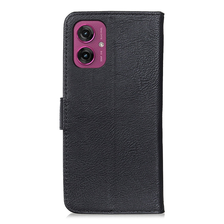 For Motorola Moto G55 5G KHAZNEH Cowhide Texture Flip Leather Phone Case