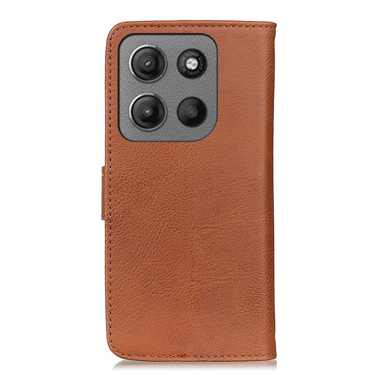 For Motorola Moto G15 4G / G05 KHAZNEH Cowhide Texture Flip Leather Phone Case