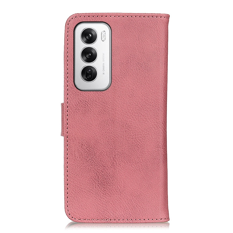 For OPPO Reno12 5G Global KHAZNEH Cowhide Texture Flip Leather Phone Case