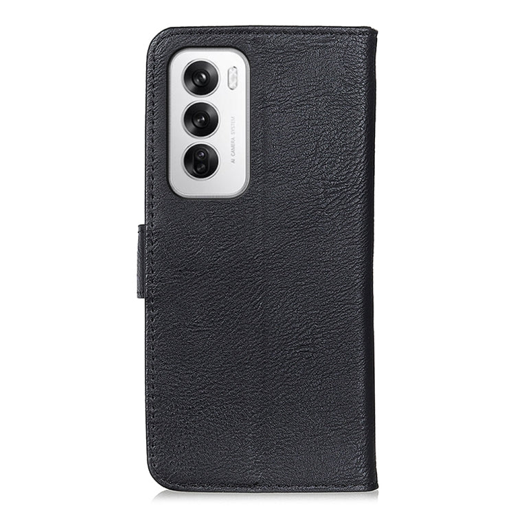 For OPPO Reno12 5G Global KHAZNEH Cowhide Texture Flip Leather Phone Case
