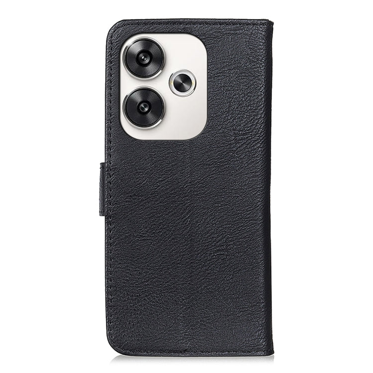 For Xiaomi Poco F6 / Redmi Turbo 3 KHAZNEH Cowhide Texture Flip Leather Phone Case
