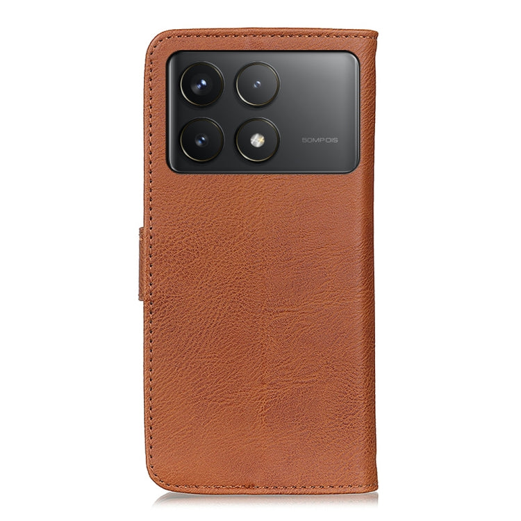 For Xiaomi Redmi K70 5G / K70 Pro 5G KHAZNEH Cowhide Texture Flip Leather Phone Case
