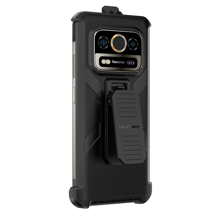 For Ulefone Armor 25T /  25T Pro Ulefone Back Clip Phone Case with Carabiner - Black