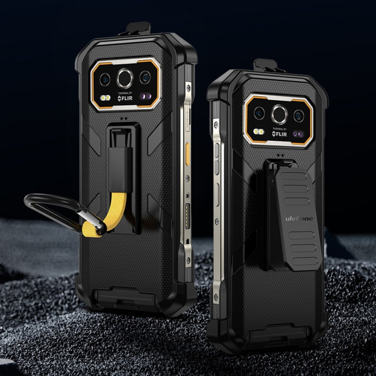 For Ulefone Armor 27 / 27 Pro / 27T / 27T Pro Ulefone Back Clip Phone Case with Carabiner - Black