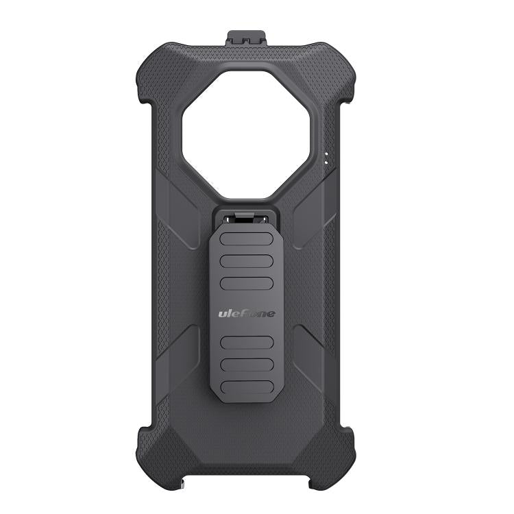 For Ulefone Armor X16 / X16 Pro Ulefone Back Clip Phone Case with Carabiner - Black