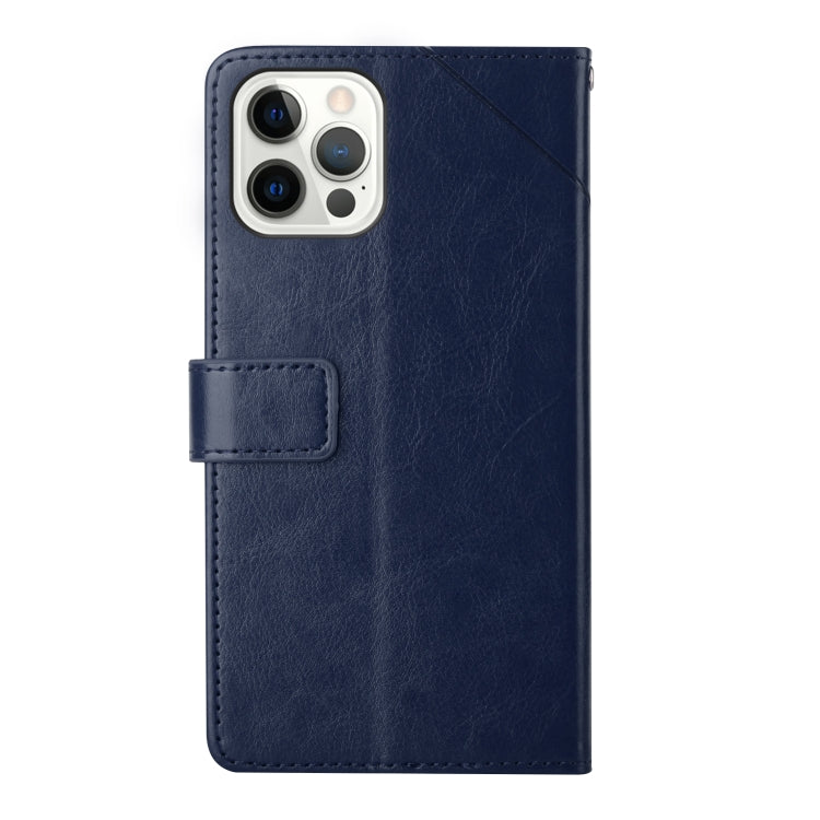 For iPhone 16 Pro Max HT01 Y-shaped Pattern Flip Leather Phone Case