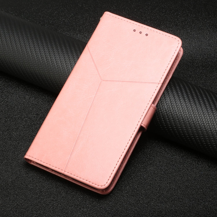 For iPhone 16 HT01 Y-shaped Pattern Flip Leather Phone Case