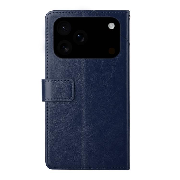 For iPhone 17 Pro HT01 Y-shaped Pattern Flip Leather Phone Case