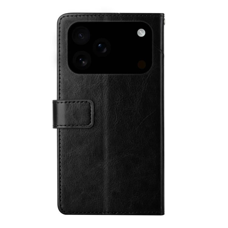 For iPhone 17 Pro HT01 Y-shaped Pattern Flip Leather Phone Case