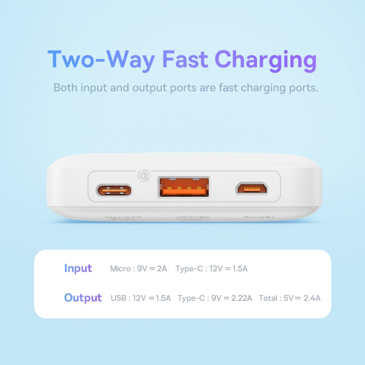 Baseus Airpow Fast Charge Power Bank 10000mAh 20W